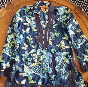 Tory Burch butterfly tunic